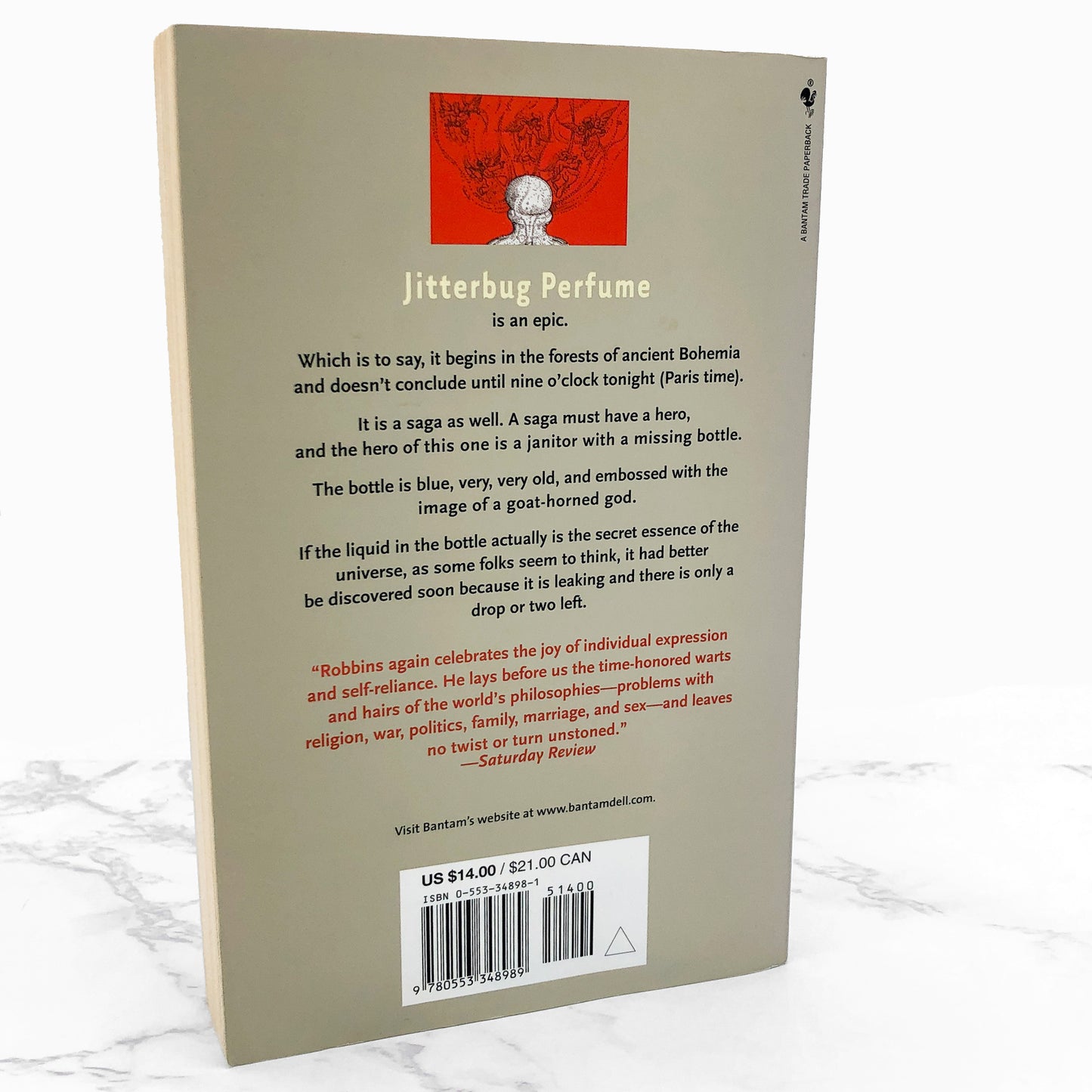 Jitterbug Perfume by Tom Robbins [TRADE PAPERBACK REISSUE] 2003 • Bantam