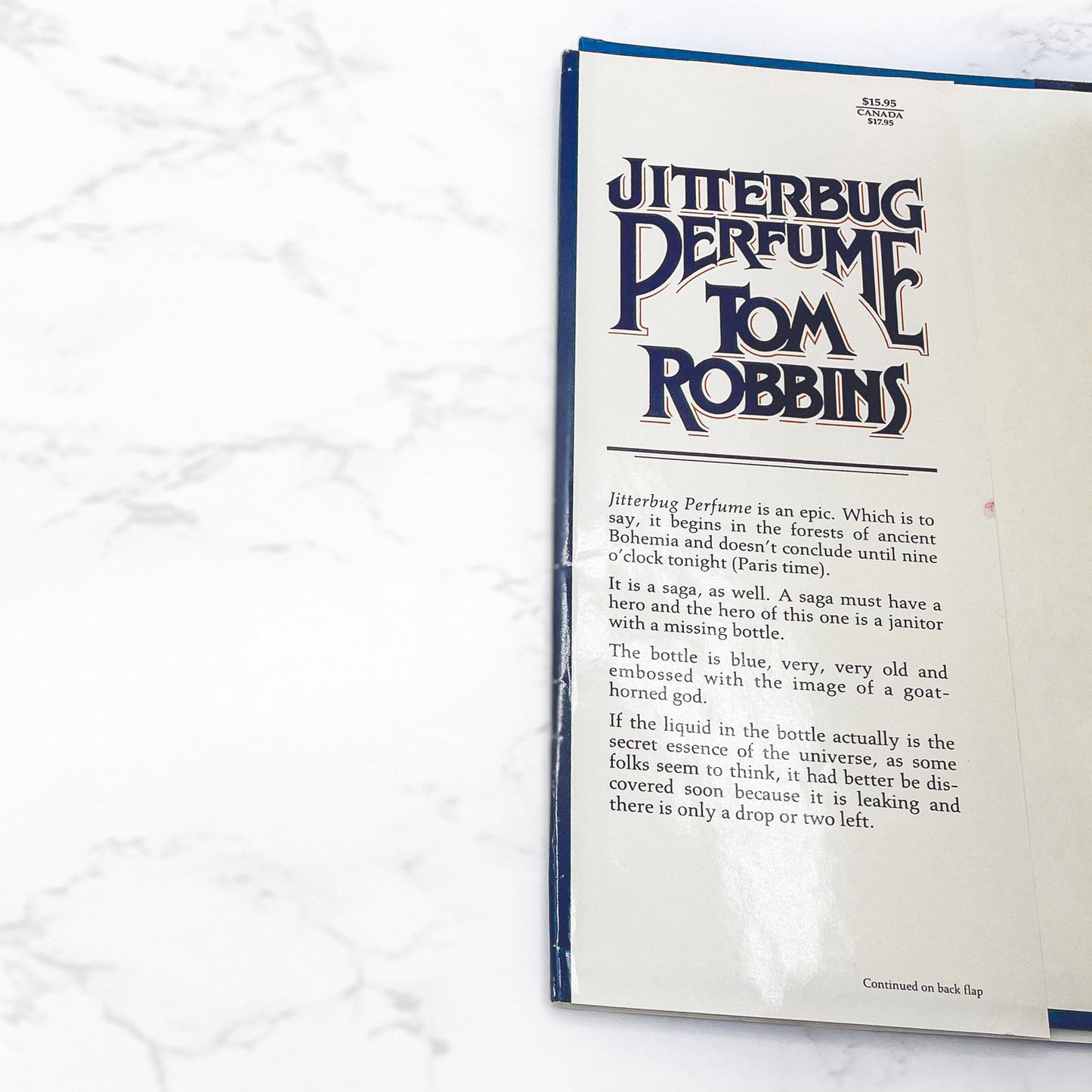 Jitterbug Perfume by Tom Robbins [FIRST EDITION • FIRST PRINTING] 1984 • Bantam