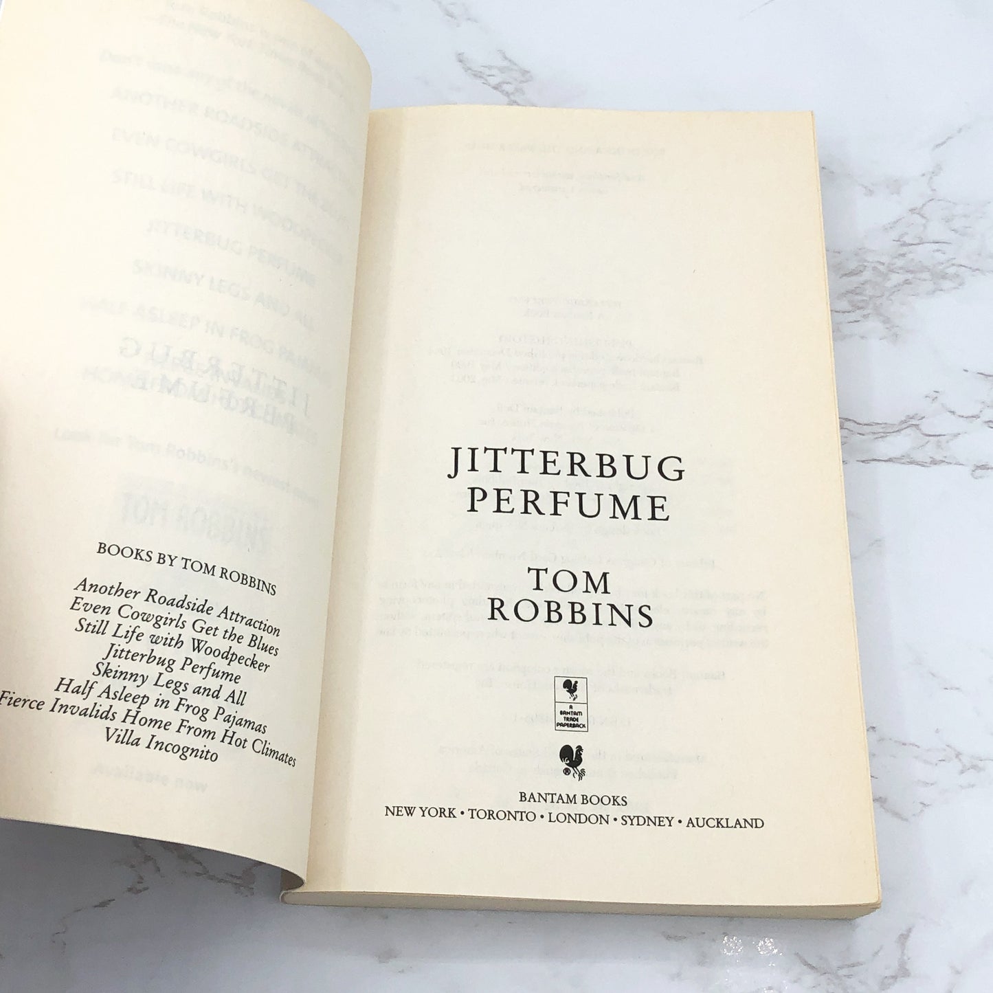 Jitterbug Perfume by Tom Robbins [TRADE PAPERBACK REISSUE] 2003 • Bantam