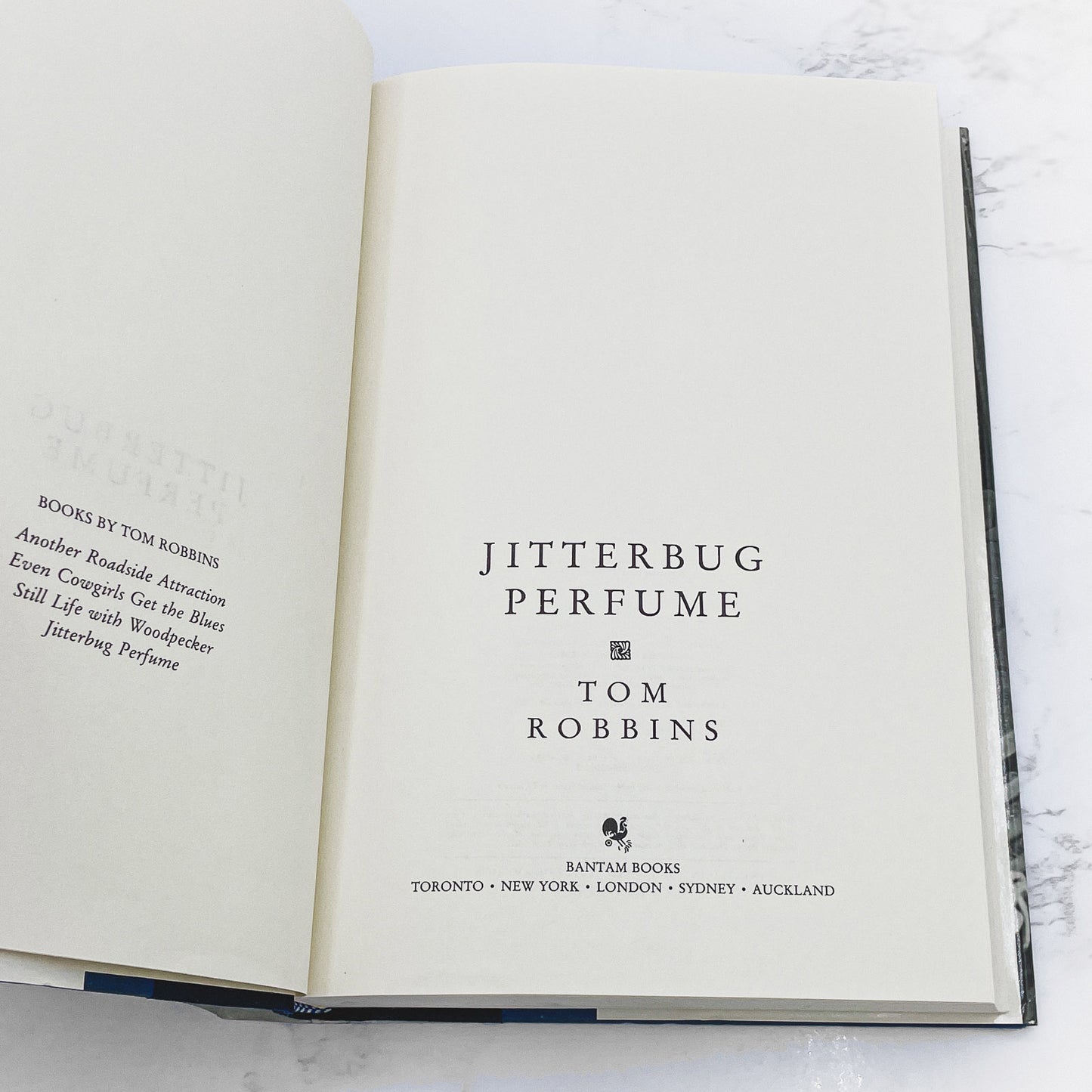 Jitterbug Perfume by Tom Robbins [FIRST EDITION • FIRST PRINTING] 1984 • Bantam