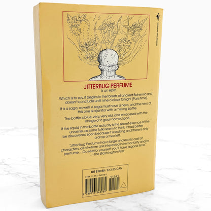 Jitterbug Perfume by Tom Robbins [TRADE PAPERBACK] 1990 • Bantam Books