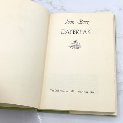 Daybreak by Joan Baez [FIRST EDITION] 1968 • The Dial Press