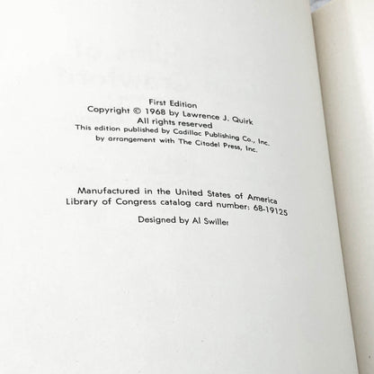 The Films of Joan Crawford by Lawrence J. Quirk [FIRST EDITION HARDCOVER] 1968 • Cadillac Publishing