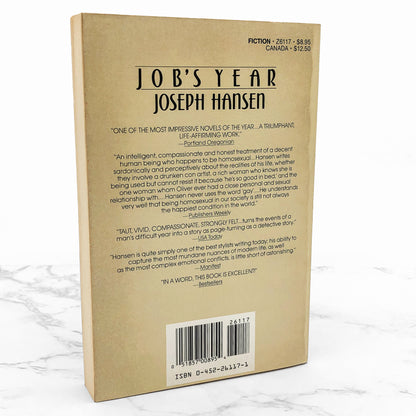 Job's Year by Joseph Hansen [FIRST PAPERBACK EDITION] 1985 • Plume
