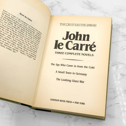 3 Complete Novels by John le Carré (The Spy Who Came in From the Cold, A Small Town in Germany, Looking Glass War) [1986 HARDCOVER OMNIBUS]