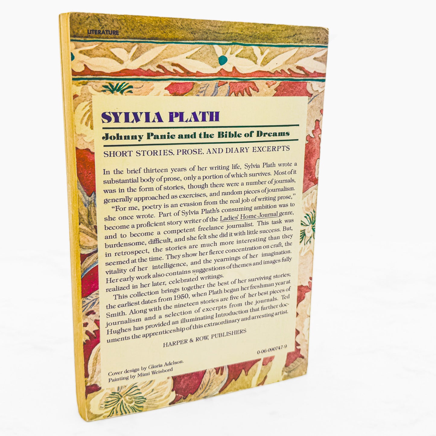 Johnny Panic and the Bible of Dreams by Sylvia Plath [FIRST U.S. PAPERBACK EDITION] 1980 • Harper Colophon