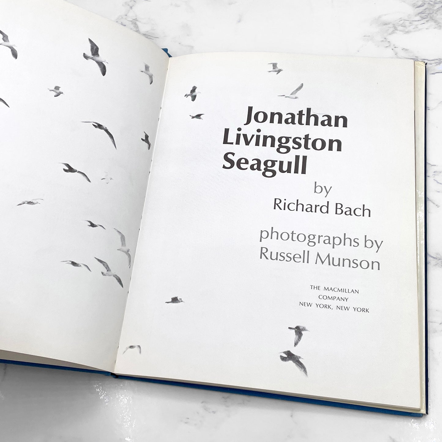 Jonathan Livingston Seagull by Richard Bach [FIRST EDITION] 1972 • Macmillan