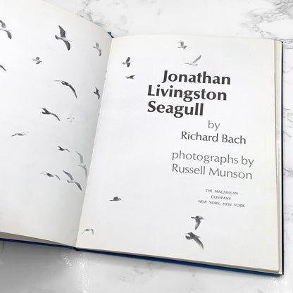 Jonathan Livingston Seagull by Richard Bach [FIRST EDITION] 1972 • Macmillan