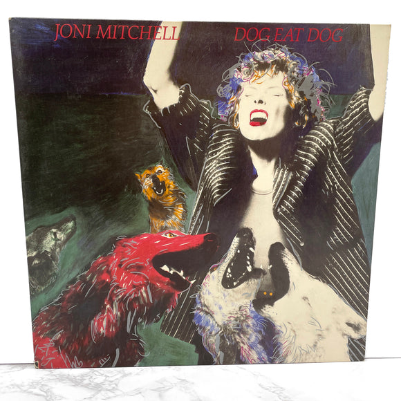 Joni Mitchell – Dog Eat Dog [GATEFOLD VINYL LP] 1985 • Geffen Records