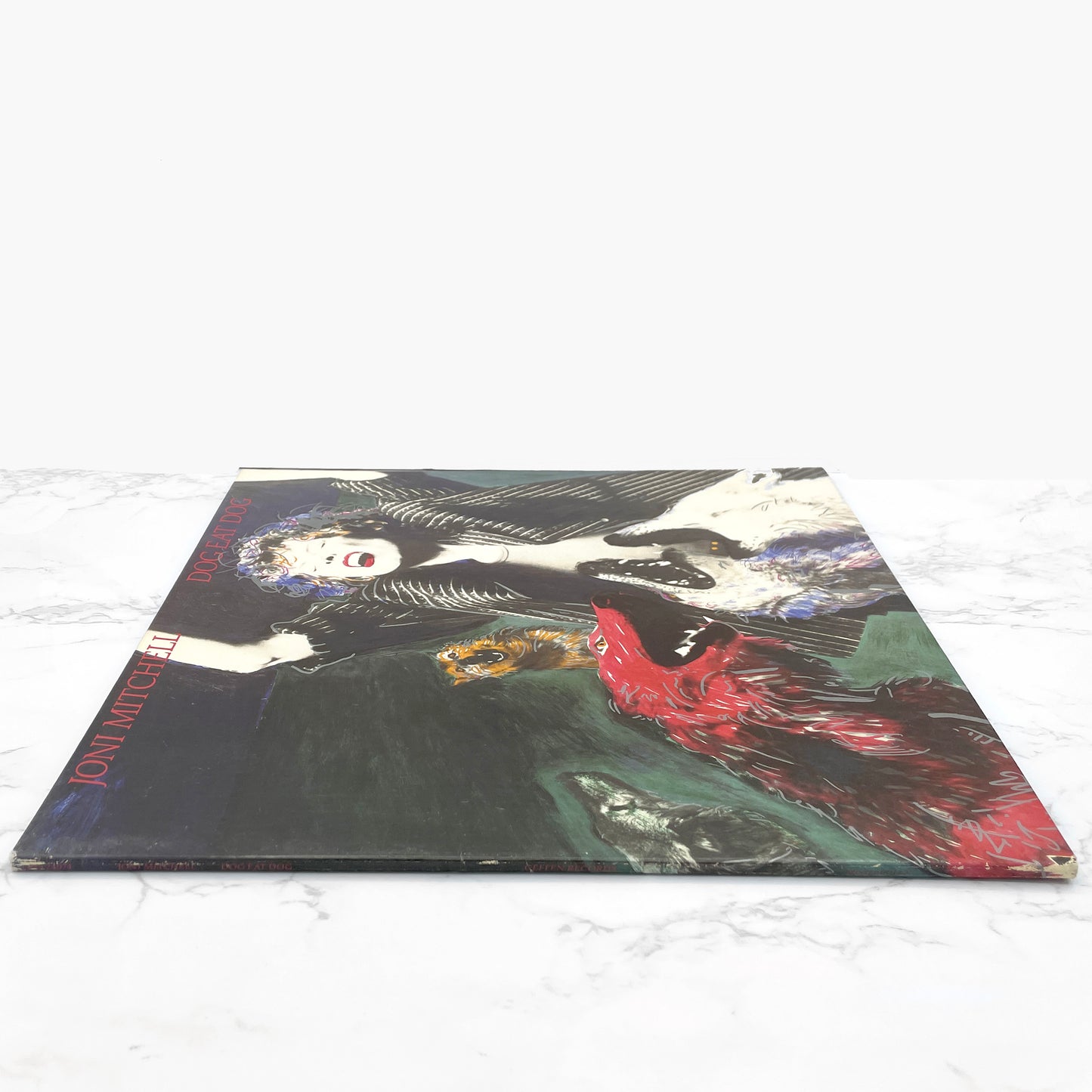 Joni Mitchell – Dog Eat Dog [GATEFOLD VINYL LP] 1985 • Geffen Records