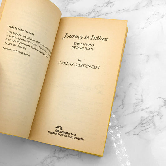 Journey to Ixtlan by Carlos Castaneda [1974 PAPERBACK] • Pocket