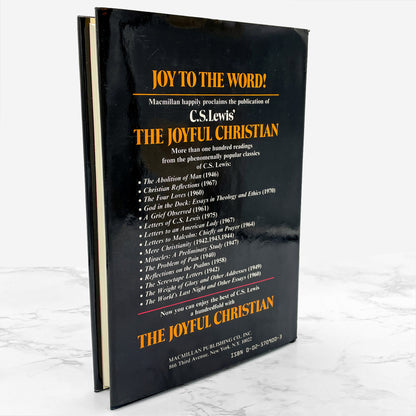The Joyful Christian: 127 Readings from C. S. Lewis [FIRST EDITION • FIRST PRINTING] 1977 • Macmillan