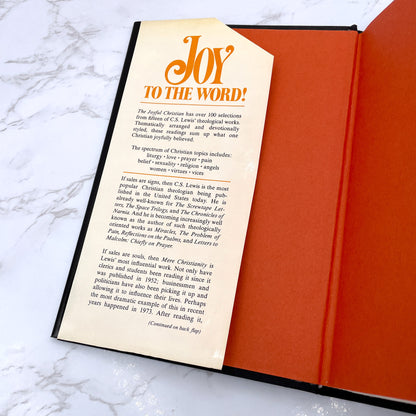 The Joyful Christian: 127 Readings from C. S. Lewis [FIRST EDITION • FIRST PRINTING] 1977 • Macmillan