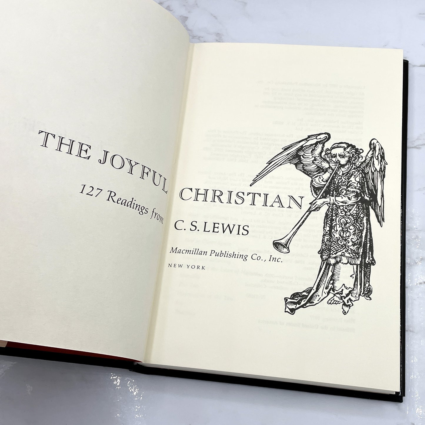 The Joyful Christian: 127 Readings from C. S. Lewis [FIRST EDITION • FIRST PRINTING] 1977 • Macmillan