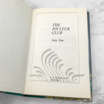 The Joy Luck Club by Amy Tan [FIRST EDITION] 1989 • G.P. Putnam's Sons