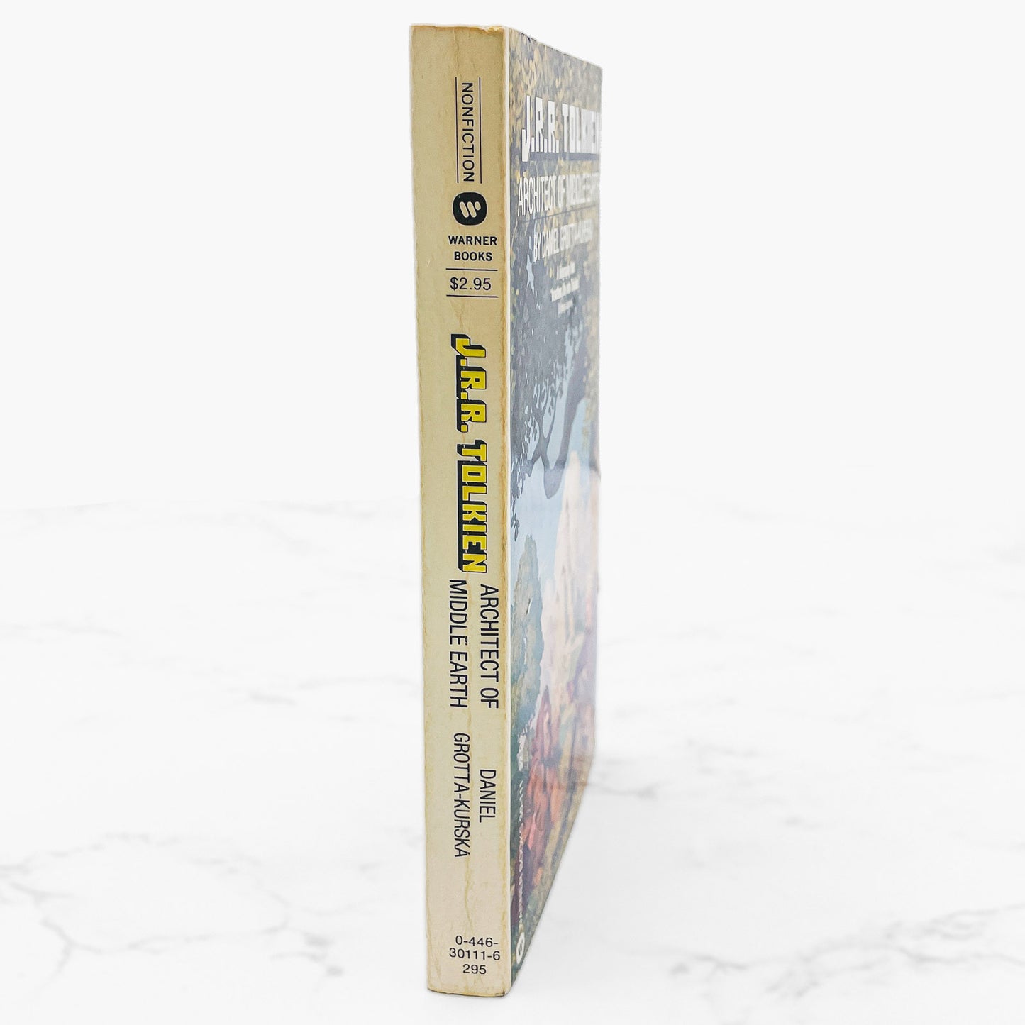 J.R.R. Tolkien: Architect of Middle Earth by Daniel Grotta-Kurska [1981 PAPERBACK] • Warner