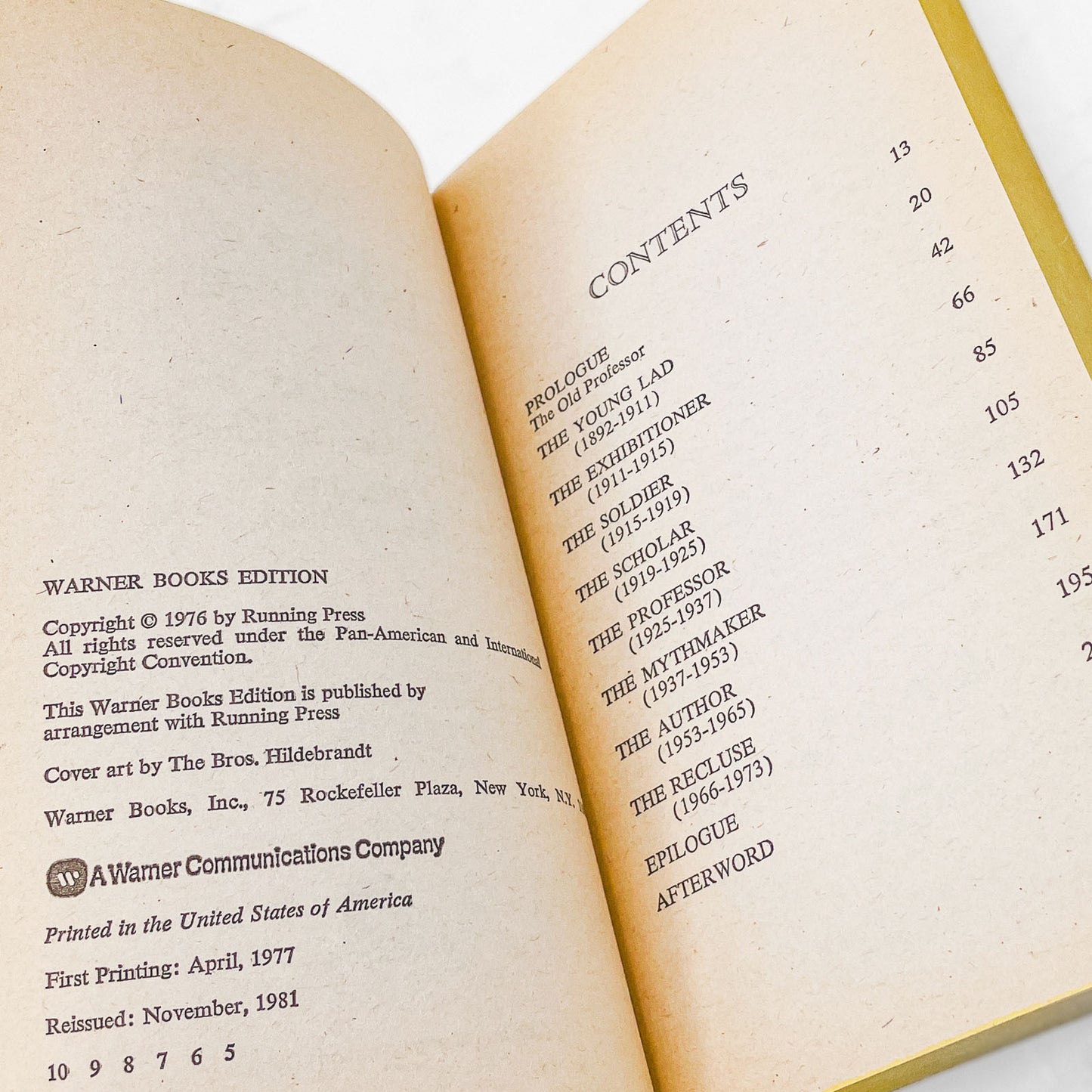 J.R.R. Tolkien: Architect of Middle Earth by Daniel Grotta-Kurska [1981 PAPERBACK] • Warner