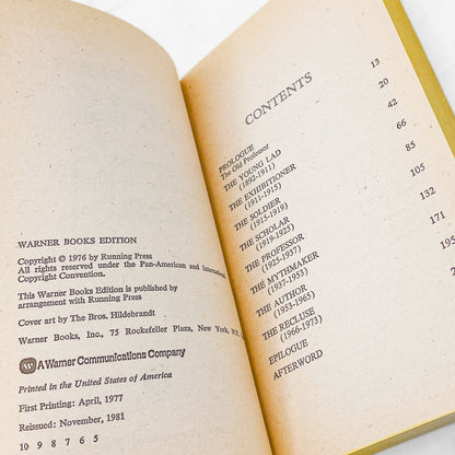 J.R.R. Tolkien: Architect of Middle Earth by Daniel Grotta-Kurska [1981 PAPERBACK] • Warner