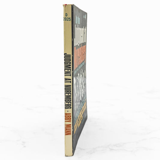 Judgement at Nuremberg by Abby Mann [FIRST PAPERBACK PRINTING] 1961 • Signet • Movie Tie-in