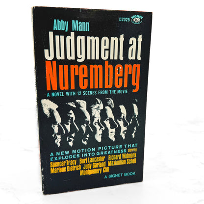 Judgement at Nuremberg by Abby Mann [FIRST PAPERBACK PRINTING] 1961 • Signet • Movie Tie-in