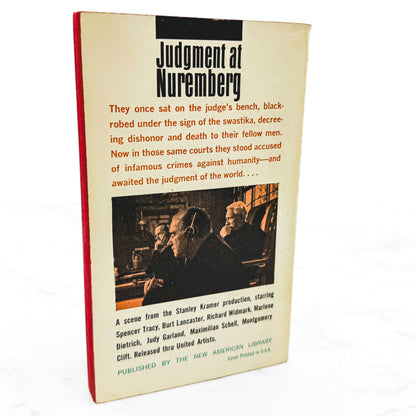 Judgement at Nuremberg by Abby Mann [FIRST PAPERBACK PRINTING] 1961 • Signet • Movie Tie-in