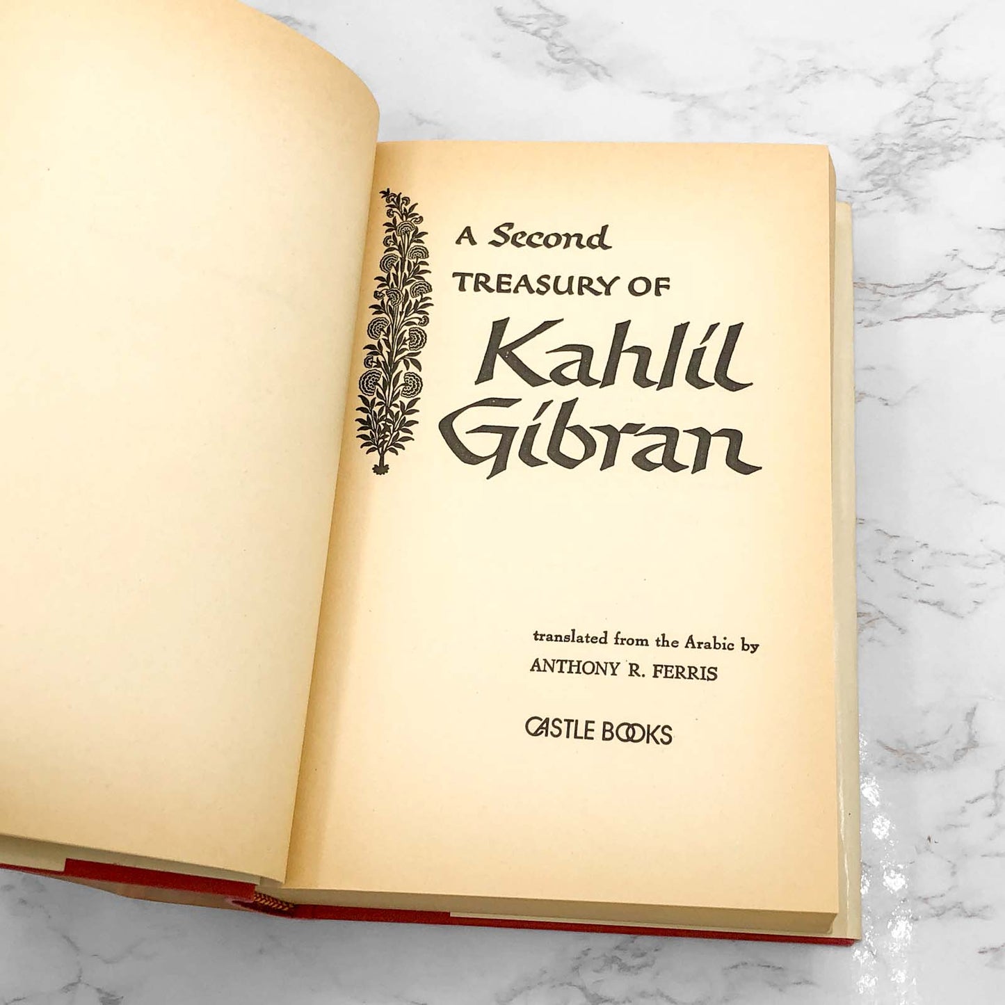 A Second Treasury of Kahlil Gibran [HARDCOVER OMNIBUS] 1978 • Castle Books