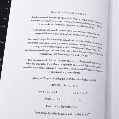 Kaleidoscope by Brian Selznick SIGNED! [FIRST EDITION • FIRST PRINTING] 2021 • Scholastic Press