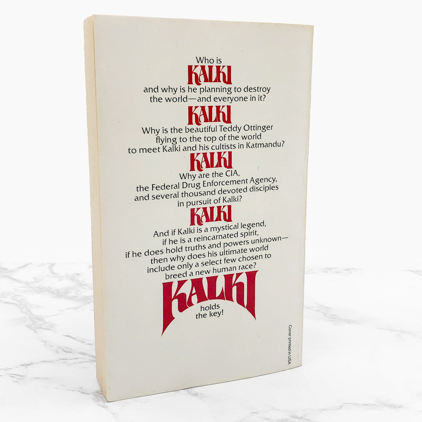 Kalki by Gore Vidal [FIRST PAPERBACK PRINTING] 1979 • Ballantine