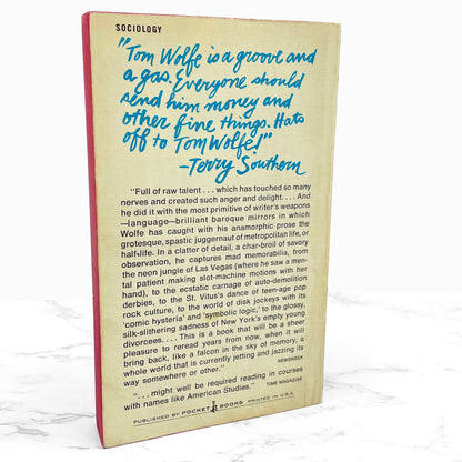 The Kandy-Kolored Tangerine-Flake Streamline Baby by Tom Wolfe [1970 PAPERBACK] • Pocket