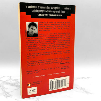 Keys to the City: Tales of a New York City Locksmith by Joel Kostman SIGNED! [FIRST PAPERBACK PRINTING] 1999