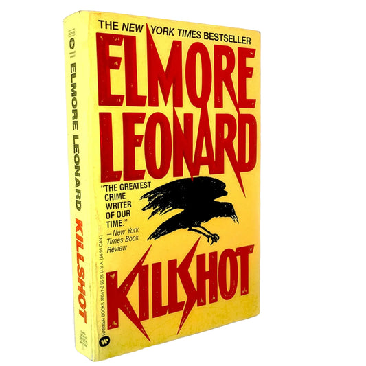 Killshot by Elmore Leonard [FIRST PAPERBACK EDITION] 1990 • Warner Books