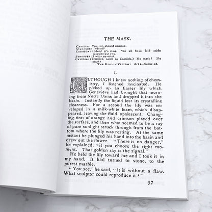 The King in Yellow by Robert W. Chambers [TRADE PAPERBACK] 2010 • Forgotten Books • Remastered Facsimile Text