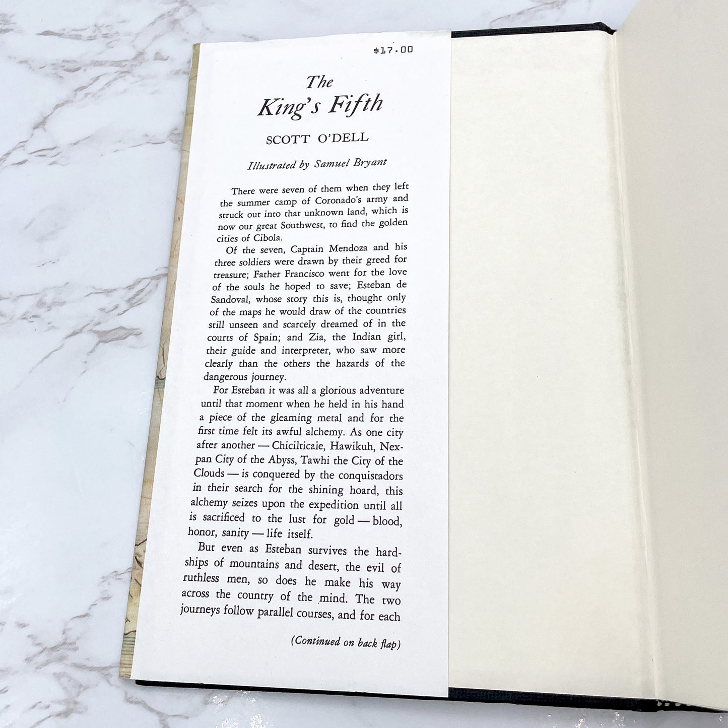 The King's Fifth by Scott O'Dell [FIRST EDITION] • 25th Printing / 1994 • Houghton Mifflin