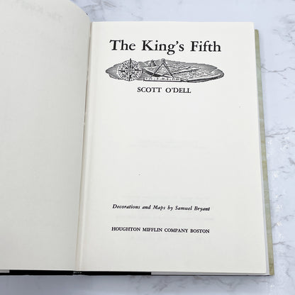 The King's Fifth by Scott O'Dell [FIRST EDITION] • 25th Printing / 1994 • Houghton Mifflin