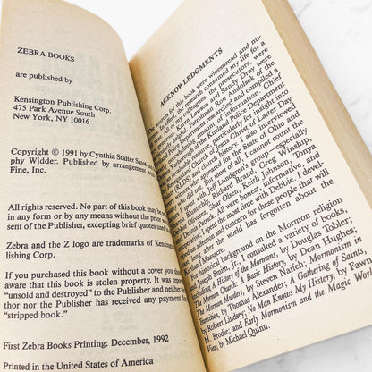 The Kirtland Massacre by Cynthia Sasse & Peggy Widder [FIRST PAPERBACK PRINTING] 1992 • Zebra True Crime