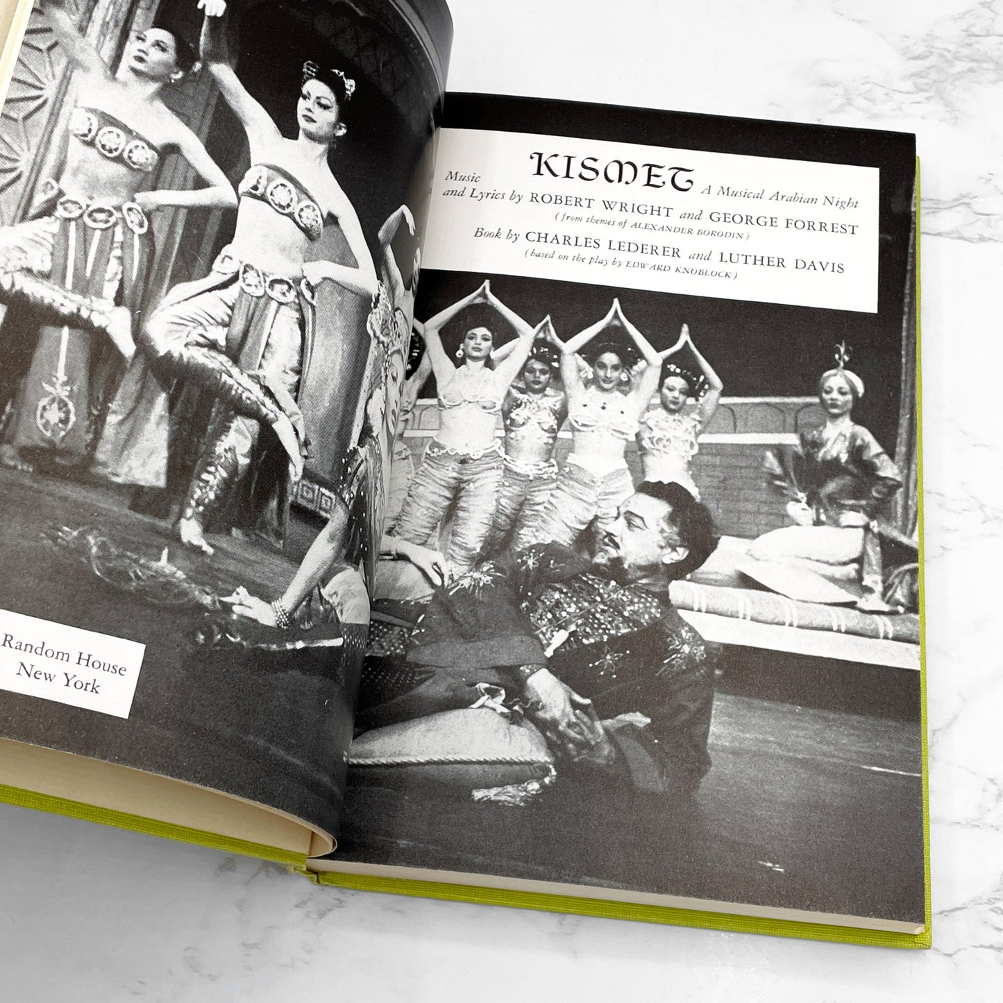 Kismet: A Musical Arabian Night by Charles Lederer and Luther Davis [FIRST EDITION • FIRST PRINTING] 1954 • Random House