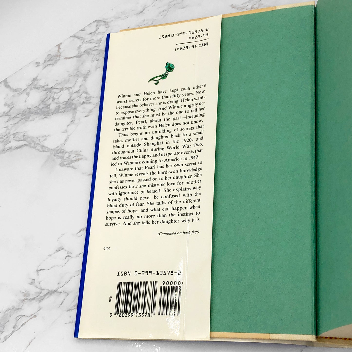 The Kitchen God's Wife by Amy Tan [FIRST EDITION • FIRST PRINTING] 1991 • G.P. Putnam's Sons