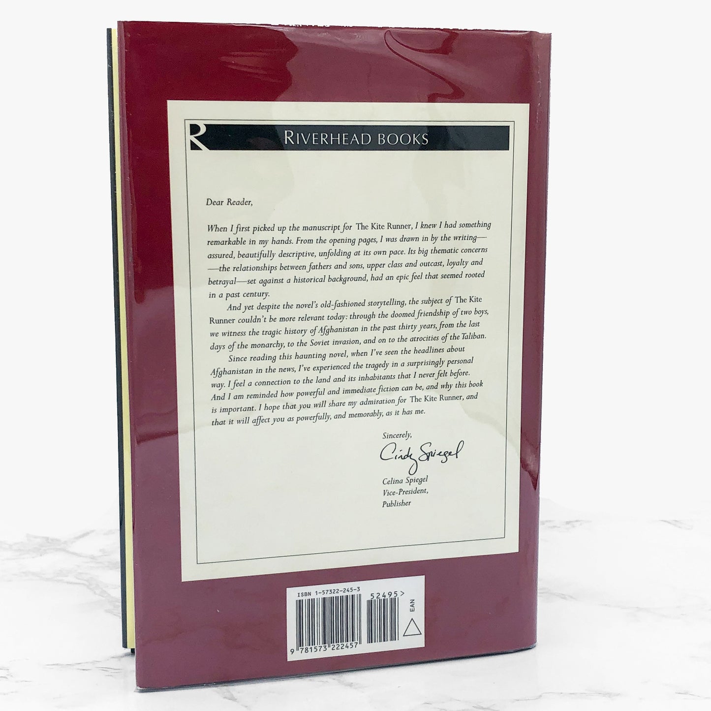 The Kite Runner by Khaled Hosseini [FIRST EDITION] 2003 • Riverhead Books