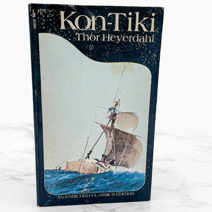 Kon-Tiki by Thor Heyerdahl [1975 PAPERBACK] • Washington Square Press