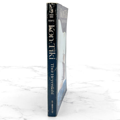 Kon-Tiki by Thor Heyerdahl [1975 PAPERBACK] • Washington Square Press