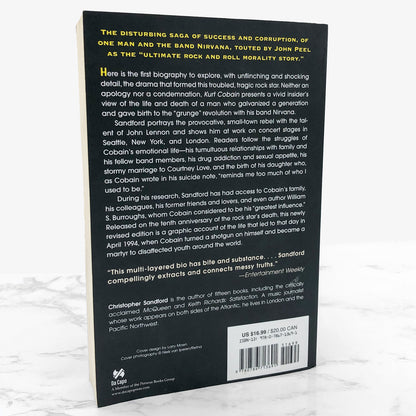 Kurt Cobain by Christopher Sandford [REVISED EDITION PAPERBACK] 2004 • Da Capo Press