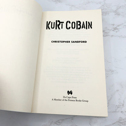 Kurt Cobain by Christopher Sandford [REVISED EDITION PAPERBACK] 2004 • Da Capo Press