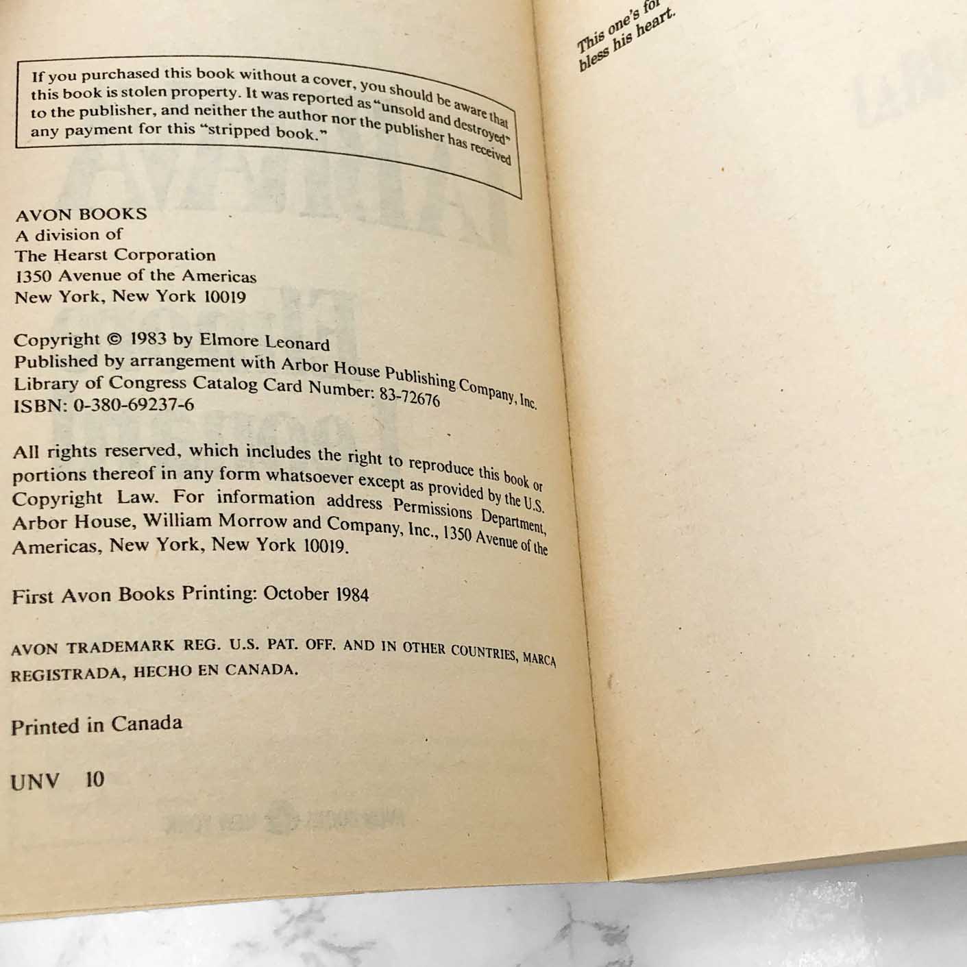 La Brava by Elmore Leonard [1984 PAPERBACK] • Avon Books