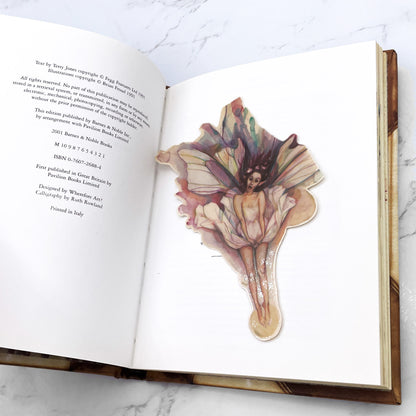 Lady Cottington's Pressed Fairy Book by Terry Jones & Brian Froud [HARDCOVER RE-ISSUE] 2001 • B&N • w/ Fairy Bookmark!