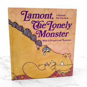 Lamont the Lonely Monster by Dean Walley [FIRST EDITION] 1970 • Lift and Look Flap-Book • Hallmark