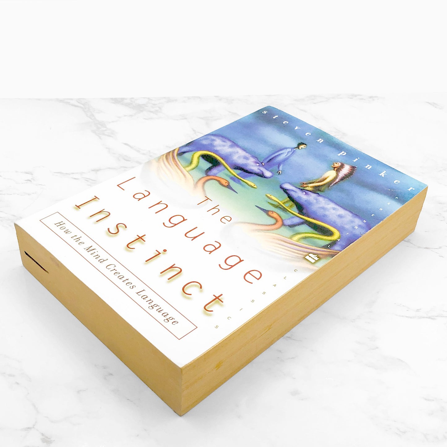 The Language Instinct: How the Mind Creates Language by Steven Pinker [TRADE PAPERBACK] 2000 • Perennial Classics