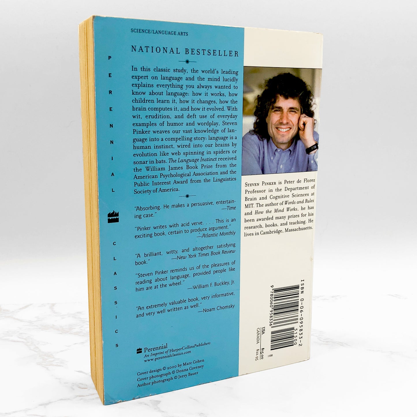 The Language Instinct: How the Mind Creates Language by Steven Pinker [TRADE PAPERBACK] 2000 • Perennial Classics