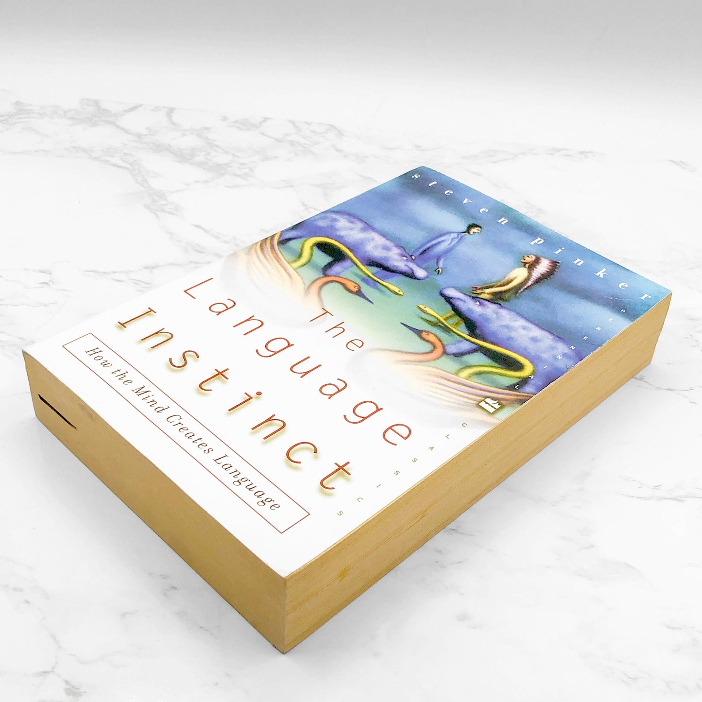 The Language Instinct: How the Mind Creates Language by Steven Pinker [TRADE PAPERBACK] 2000 • Perennial Classics