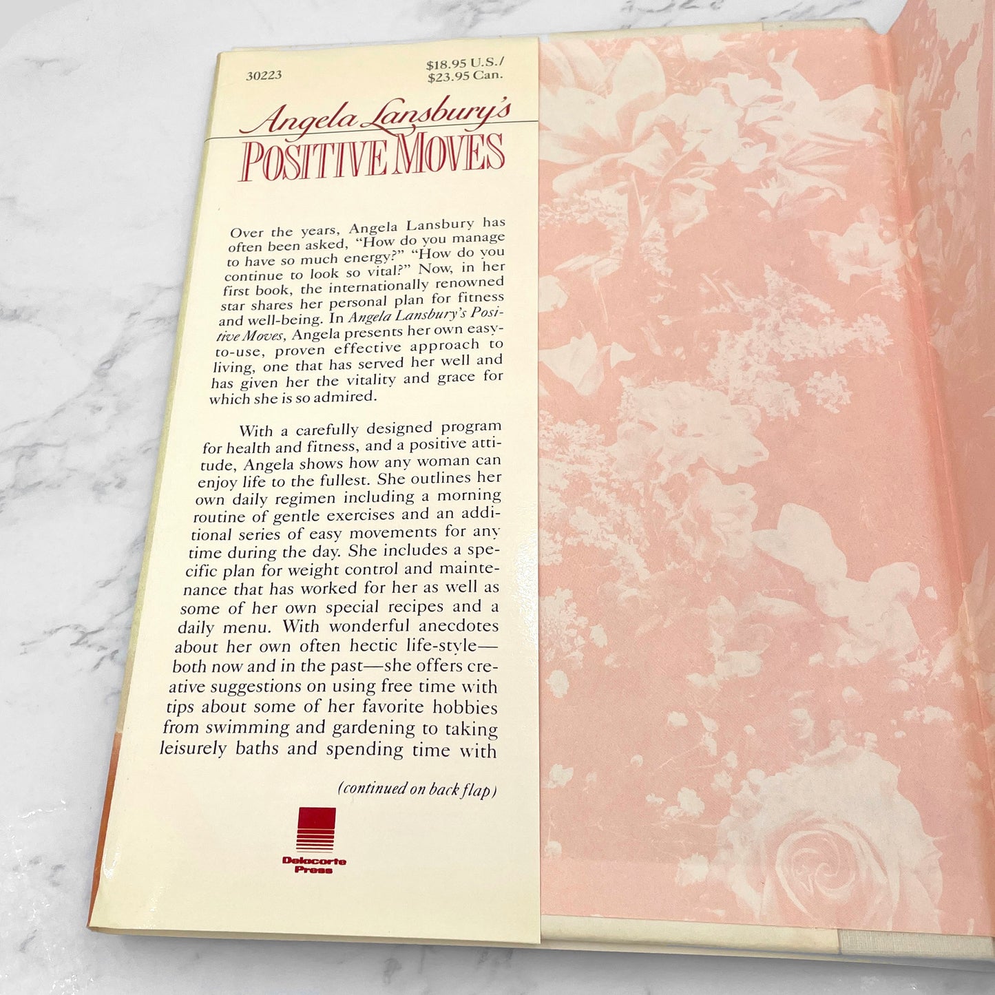 Angela Lansbury's Positive Moves: My Personal Plan for Fitness + Well-Being [FIRST EDITION] 1990 • Delacorte