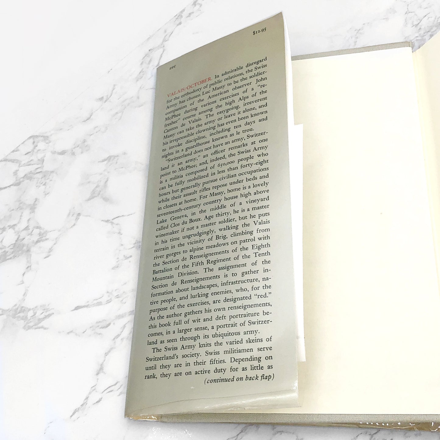 La Place de la Concorde Suisse by John McPhee [FIRST EDITION • FIRST PRINTING] 1983 • Farrar Straus & Giroux